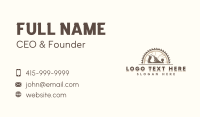 Hand Planer Carpentry Business Card