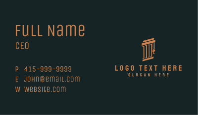 Contractor Column  Business Card Image Preview