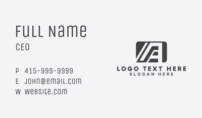 Professional Brand Company Business Card