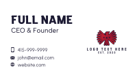 Red Eagle Shield Business Card Design