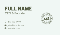 Hand Planer Business Card example 3