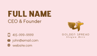 Elegant Golden Pegasus Business Card Image Preview