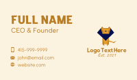 Zoo Lion Origami Business Card