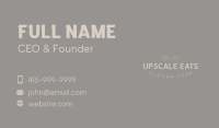 Classic Professional Elegant Brand   Business Card Image Preview