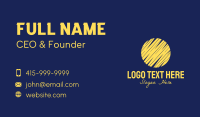 Full Moon Business Card example 1