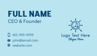 Nautical Steering Wheel  Business Card