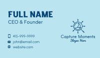 Nautical Steering Wheel  Business Card
