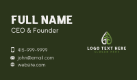 Eco Business Leaf Business Card