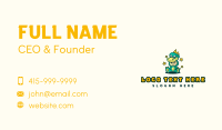 Child Dinosaur Costume Business Card Design