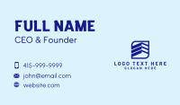 Blue Property Housing  Business Card