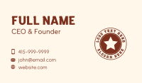 Sheriff Business Card example 3