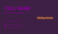 Simple Gaming Wordmark Business Card Image Preview