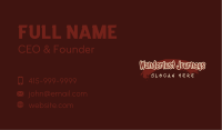 Psycho Business Card example 4