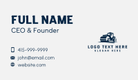Road Roller Construction Equipment Business Card