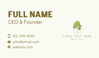 Reforestation Business Card example 3
