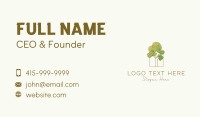 Nature Tree Planting Business Card