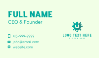 Teal Business Card example 3