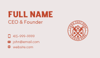Pipe Wrench Plumbing Maintenance Business Card
