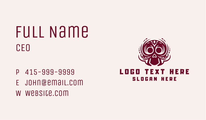 Festive Business Card example 4