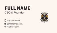 Chainsaw Tree Logging Business Card