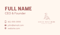 Nude Business Card example 3