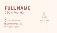 Body Figure Business Card example 1