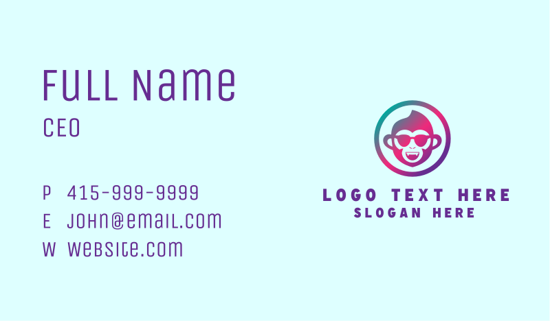 Funky Business Card example 4