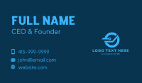 Tech Business Emblem Business Card