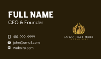 Mythical Phoenix Gold Business Card