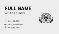 Weightlifting Kettlebell Crossfit Business Card