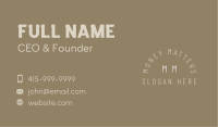 Generic Simple Brand Business Card Design