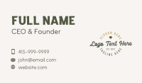 Classic Jewelry Wordmark Business Card