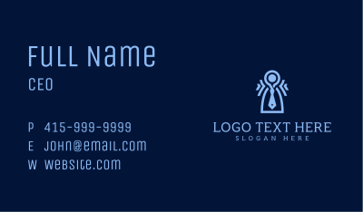 Professional Employment Agency Business Card