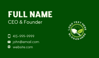 Garden Shovel Leaf Business Card Design