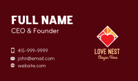 Heart Romantic Stained Glass  Business Card Image Preview