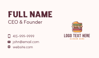 Burger Bite Sandwich Business Card