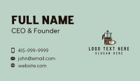 Ground Coffee Business Card example 2