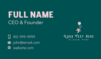 Balloon Moon Party Business Card