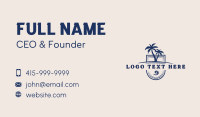 Palm Tree Business Card example 4