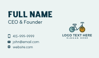 Bicycle Cycling Wheels Business Card Design