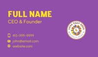 Cheerleader Pompoms Prop Business Card Design