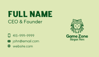 Green Nature Lady  Business Card