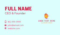 Basketball Cap Athlete Business Card