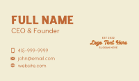 Style Business Card example 1