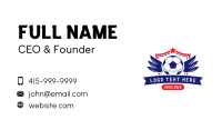 Soccer Ball Tournament Business Card