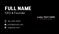 Fun Handwritten Wordmark Business Card Design