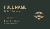 Tree Lumber Sawmill Business Card