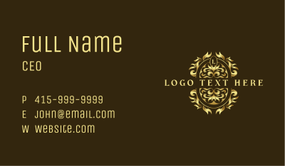 Luxury Ornament High End Business Card