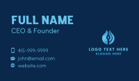 Water Droplet Aqua Business Card