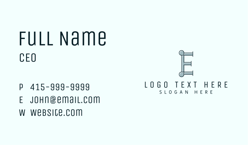 Paralegal Business Card example 1